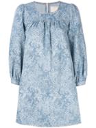 Marc Jacobs - Denim Babydoll Dress - Women - Cotton - M, Blue, Cotton