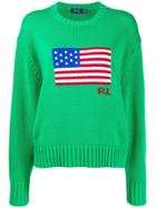 Polo Ralph Lauren American Flag Jumper - Green