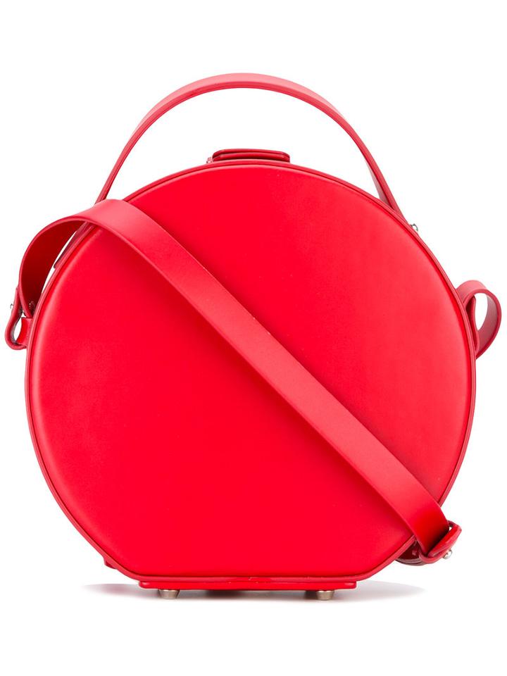 Nico Giani - Circular Shoulder Bag - Women - Leather - One Size, Red, Leather
