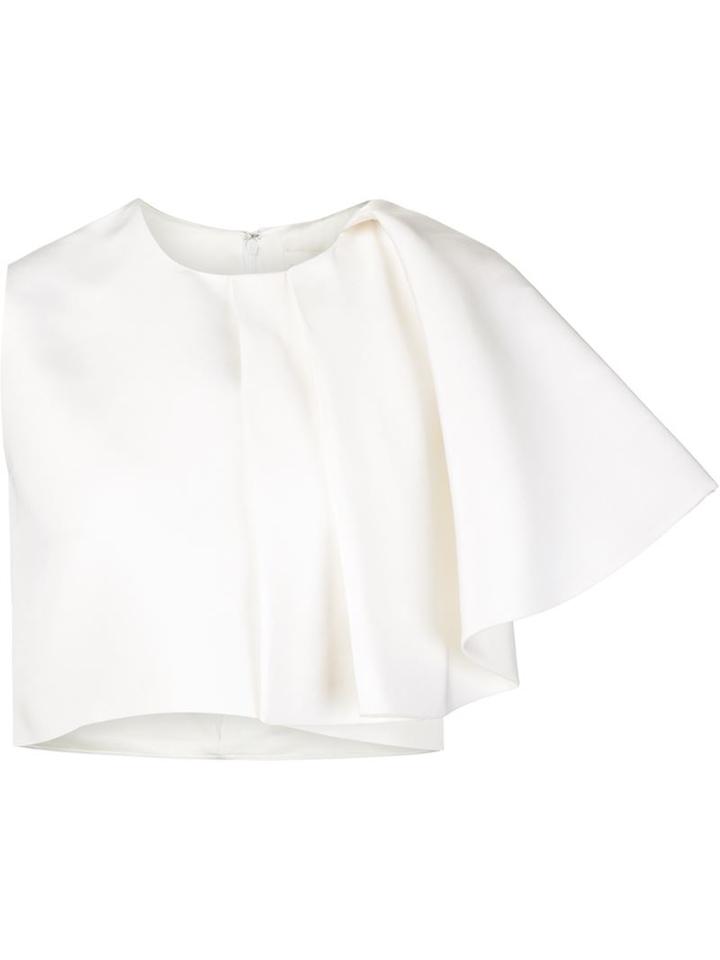 Christian Siriano Flounce Sleeve Blouse