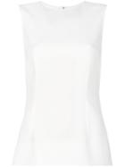 Dolce & Gabbana - Sleeveless Top - Women - Spandex/elastane/acetate/viscose - 40, White, Spandex/elastane/acetate/viscose