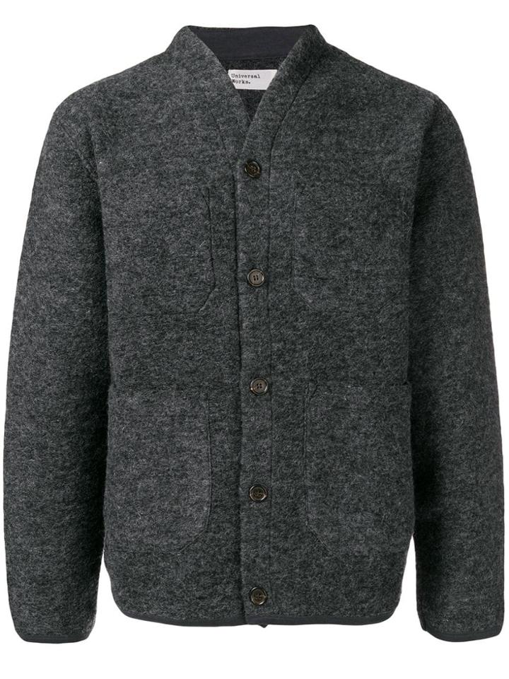 Universal Works Buttoned Cardigan - Grey