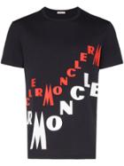Moncler Logo Printed T-shirt - Blue