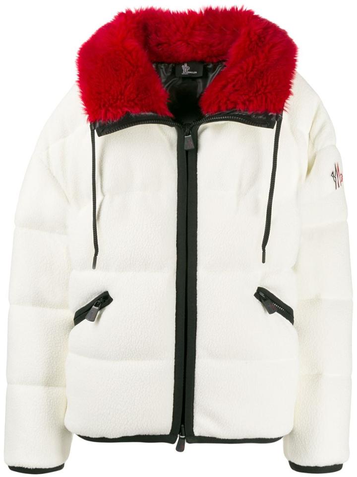 Moncler Grenoble Textured Padded Jacket - White