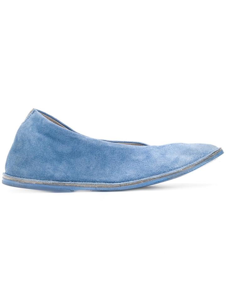 Marsèll Pointed Ballerina Flats - Blue