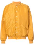 Stampd Script Varsity Jacket - Yellow & Orange