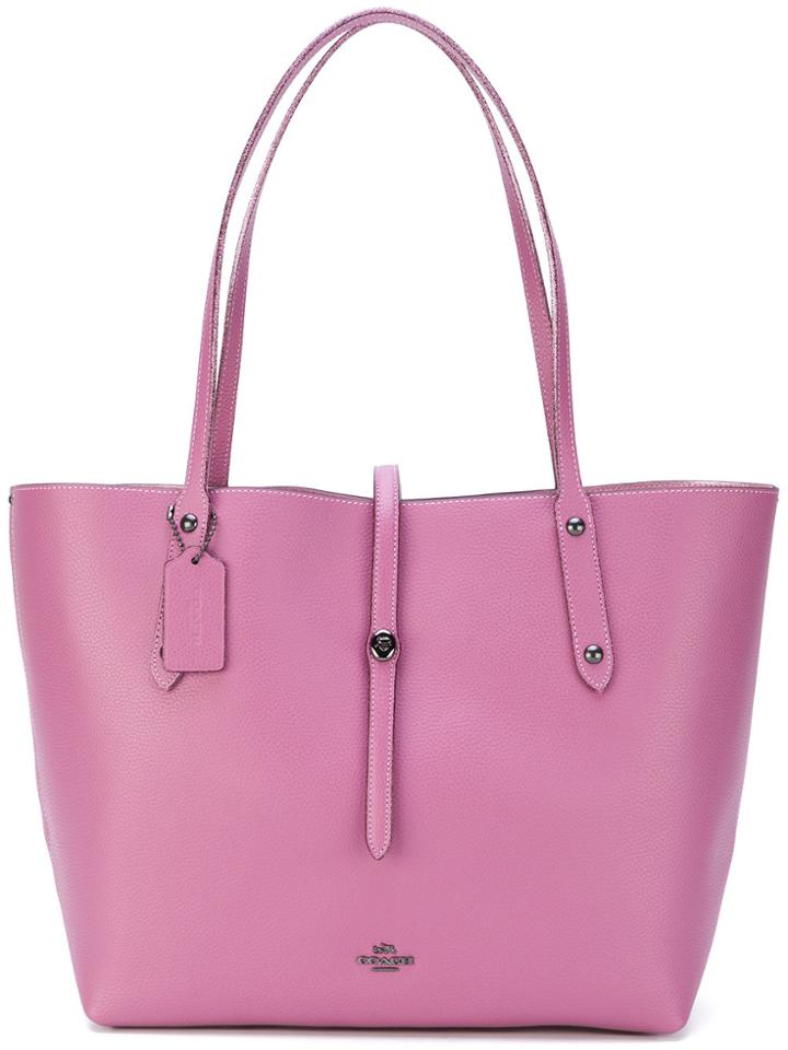 Coach Market Tote - Pink & Purple
