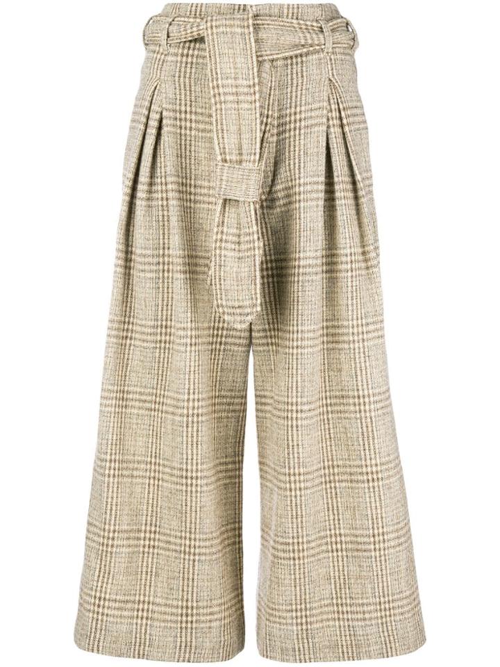 Vivienne Westwood Oxford Cropped Trousers - Nude & Neutrals