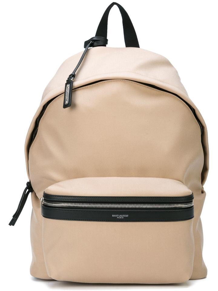 Saint Laurent Saint Laurent 534967giv3f Beige Leather/fur/exotic