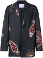 Paria Farzaneh Celebrity Suit Jacket - Blue