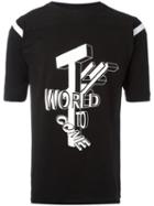 Ktz The World T-shirt, Adult Unisex, Size: Small, Black, Cotton