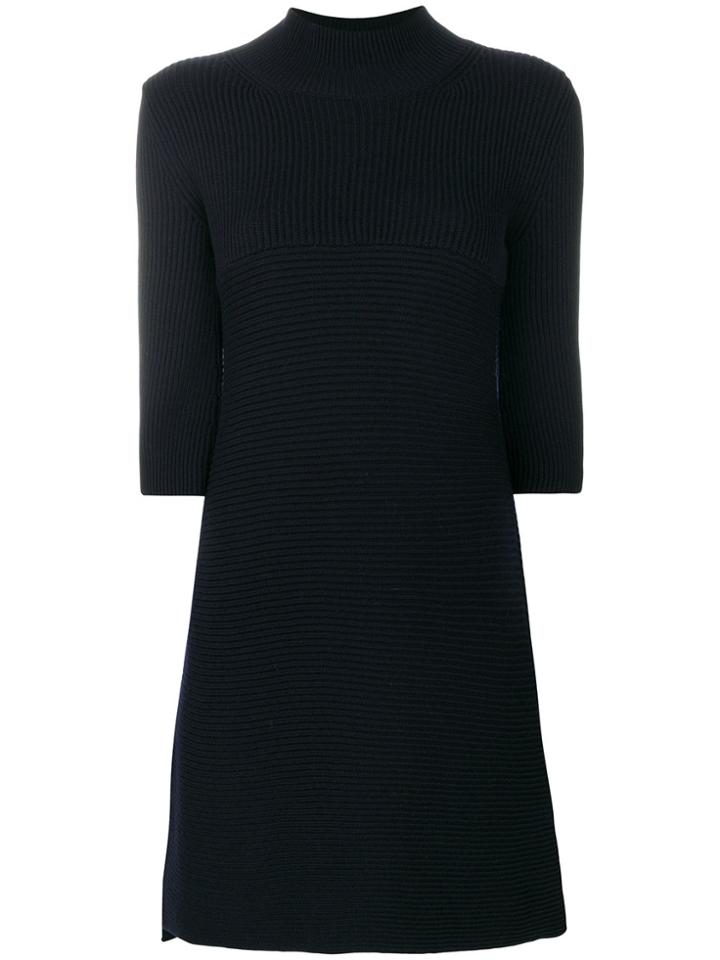 Stella Mccartney Ribbed Knit Dress - Blue