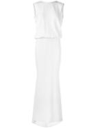 Talbot Runhof 'lochar' Dress, Women's, Size: 34, White, Polyester/triacetate