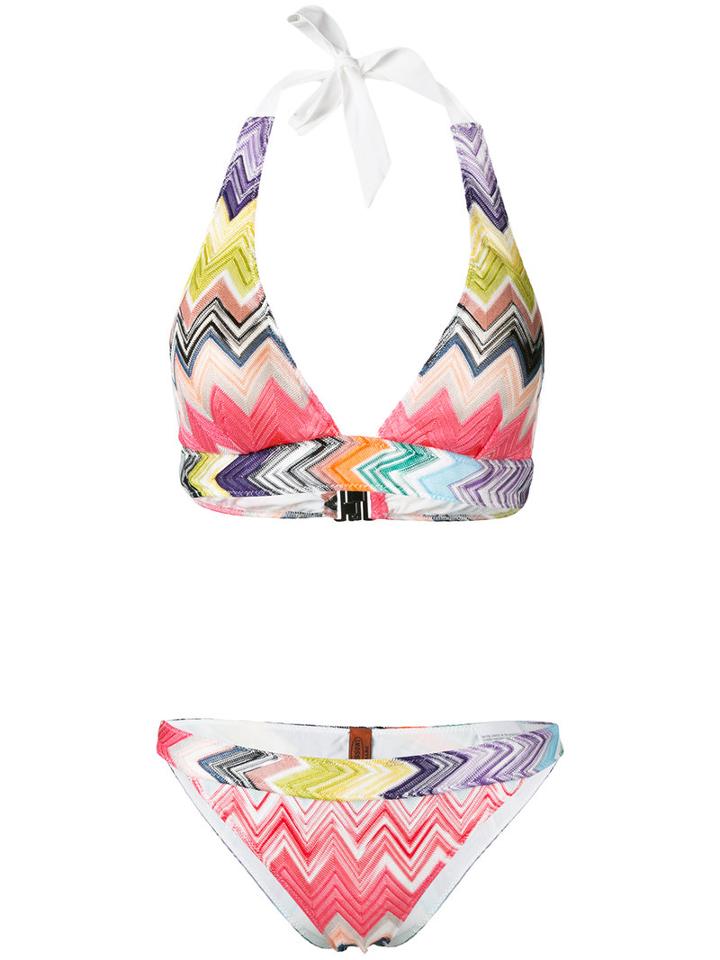 Missoni - Zig Zag Bikini - Women - Nylon/spandex/elastane/viscose - 40, Nylon/spandex/elastane/viscose