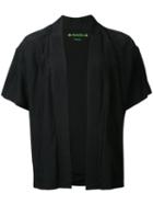 Sasquatchfabrix. - Embroidered Dragon Shirt - Men - Cotton/linen/flax/cupro - L, Black, Cotton/linen/flax/cupro
