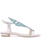 Sophia Webster Winged Cutout Sandals - Blue