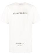 Ih Nom Uh Nit Fashion Gang Printed T-shirt - White