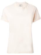 Sandrine Rose - Embroidered T-shirt - Women - Cotton - Xs, Nude/neutrals, Cotton