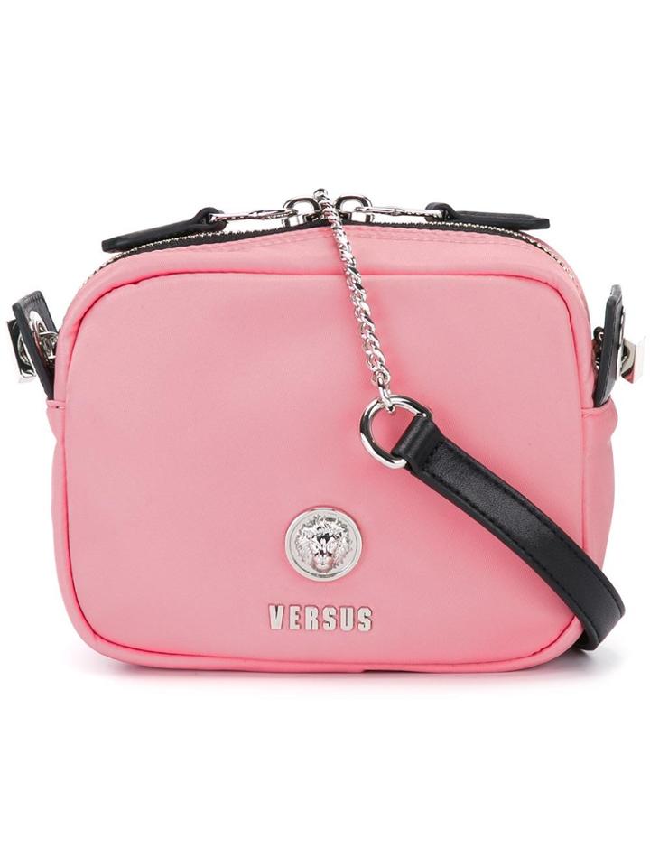 Versus Mini Chained Crossbody Bag - Pink & Purple