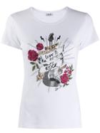 Liu Jo Born To Rock Guitar T-shirt - White