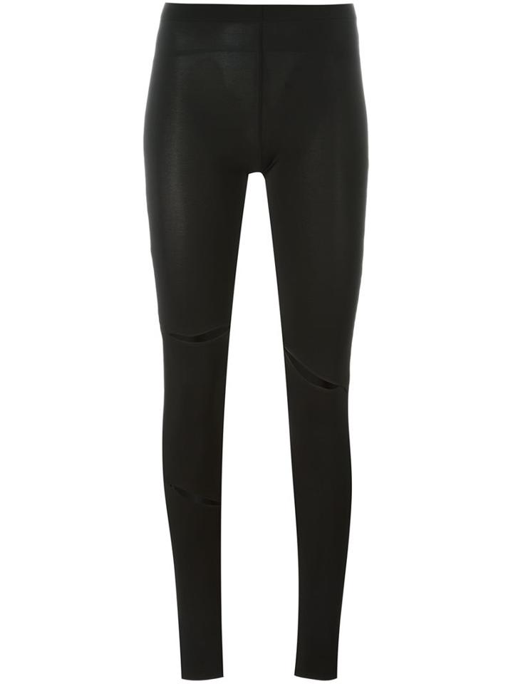Mm6 Maison Margiela Cut-out Leggings