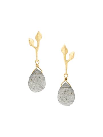 Wouters & Hendrix My Favourite Labradorite Earrings - Grey