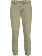 Current/elliott Lace-up Skinny Trousers - Green