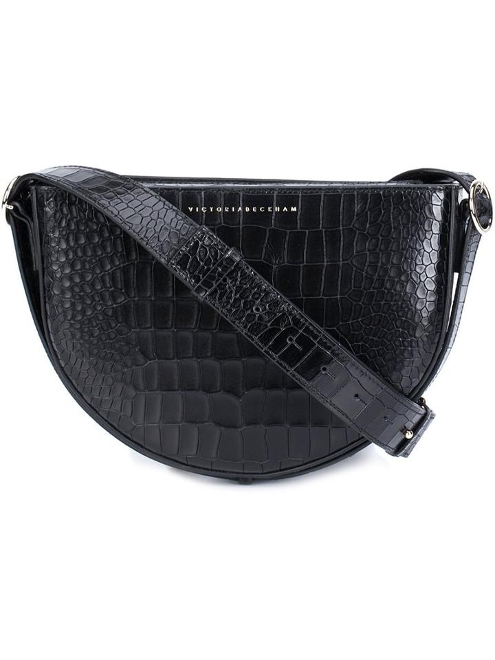 Victoria Beckham Crocodile Skin Effect Crossbody Bag