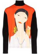 Pronounce Artist Collaboration Graphic Print Top - Black
