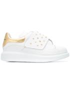 Alexander Mcqueen Studded Strap Classic Sneakers - White