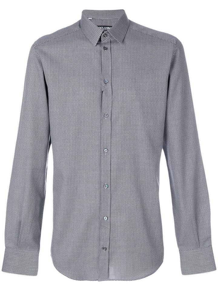 Dolce & Gabbana - Woven Shirt - Men - Cotton - 40, Black, Cotton