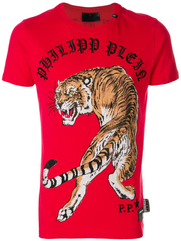 Philipp Plein Out Of My Head T-shirt - Red