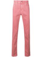 Z Zegna Straight-leg Jeans - Pink & Purple