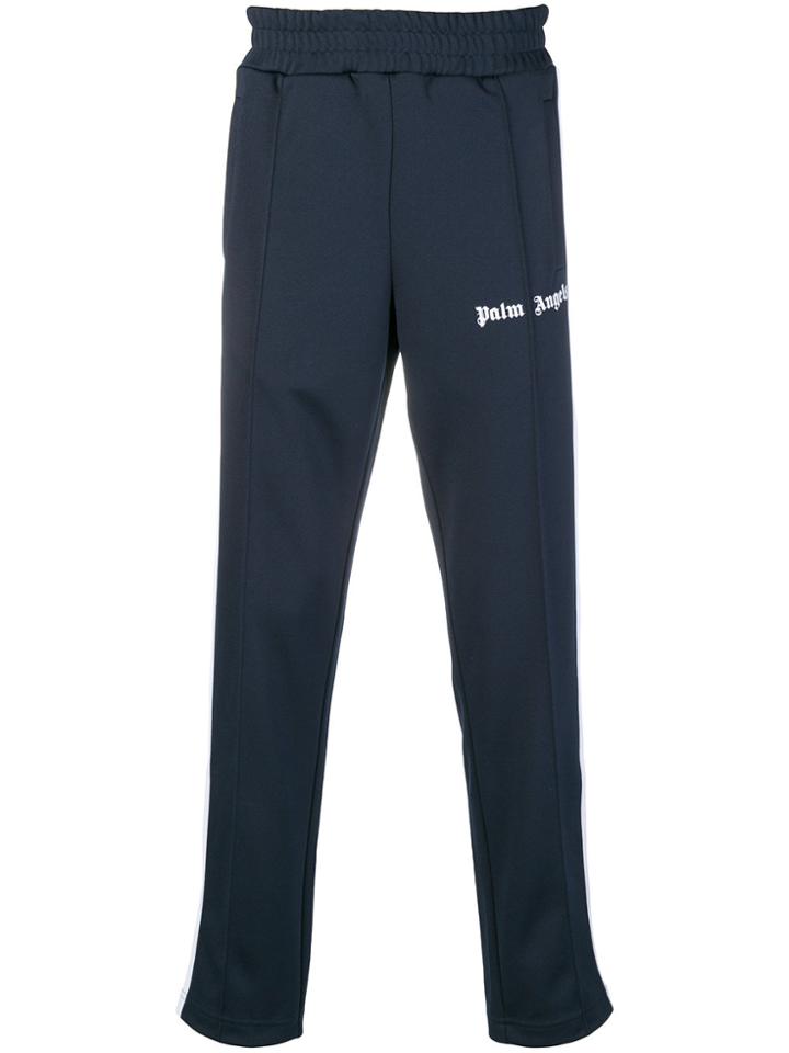 Palm Angels Side-stripe Track Trousers - Blue