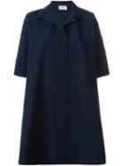 Lanvin Oversized Shirt Dress, Women's, Size: 36, Blue, Polyester/cotton