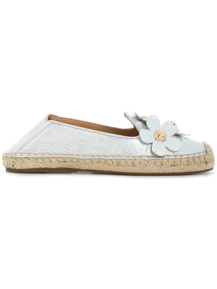 Marc Jacobs Daisy Flat Espadrilles - Metallic