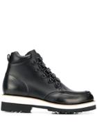 Dsquared2 Platform Hiking Style Boots - Black