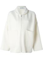 Barena Patch Pocket Coat, Women's, Size: 40, White, Cotton/wool