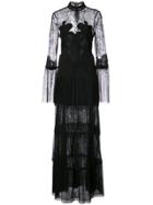 Jonathan Simkhai Lace And Ruffle Dress - Black