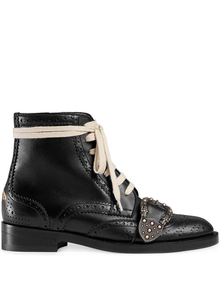 Gucci Black Queercore Brogue Boots