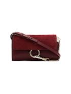 Chloé Plum Purple Faye Small Cross-body Bag - Red