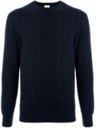 Kent & Curwen Ribbed Neck Jumper - Blue