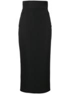 Sara Battaglia Pencil Skirt - Black