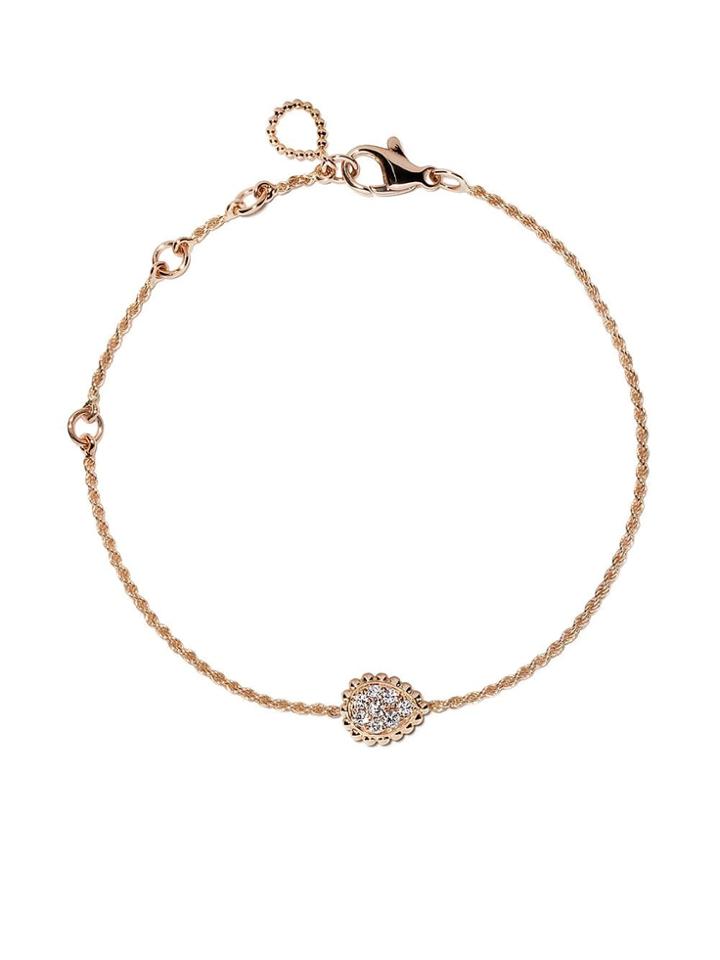 Boucheron 18kt Rose Gold Serpent Bohème Diamond Xs Motif Bracelet - Pg