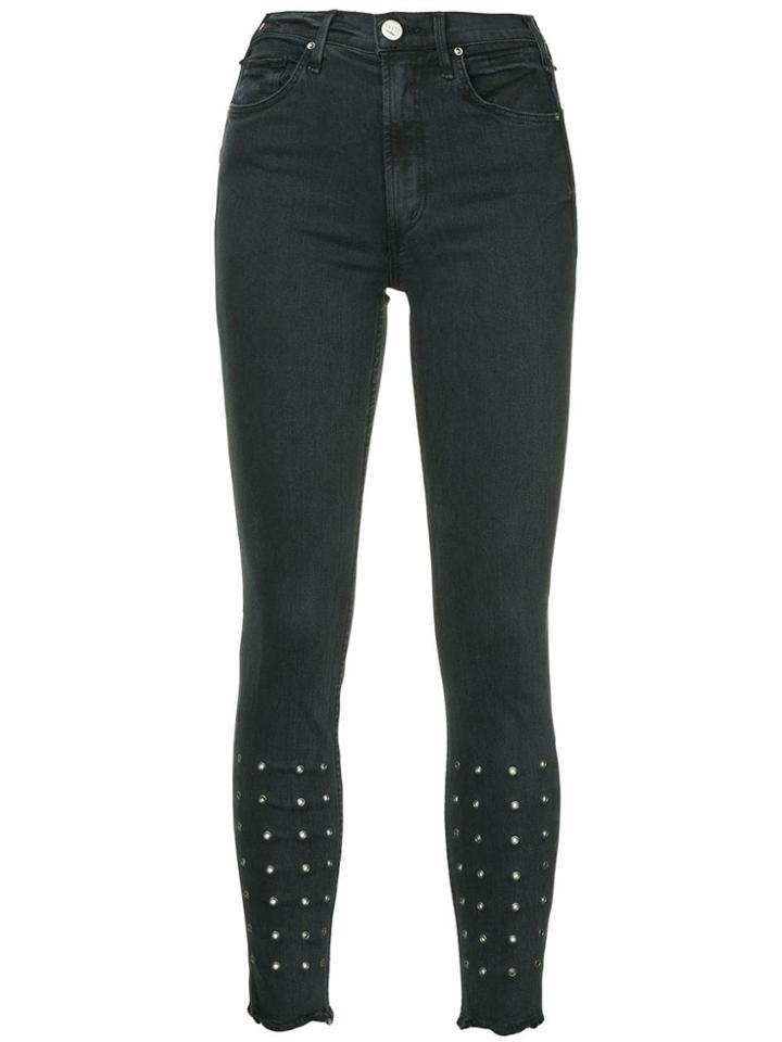 Mcguire Denim Eyelet Detail Skinny Jeans - Black