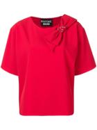 Boutique Moschino Bow T-shirt - Red