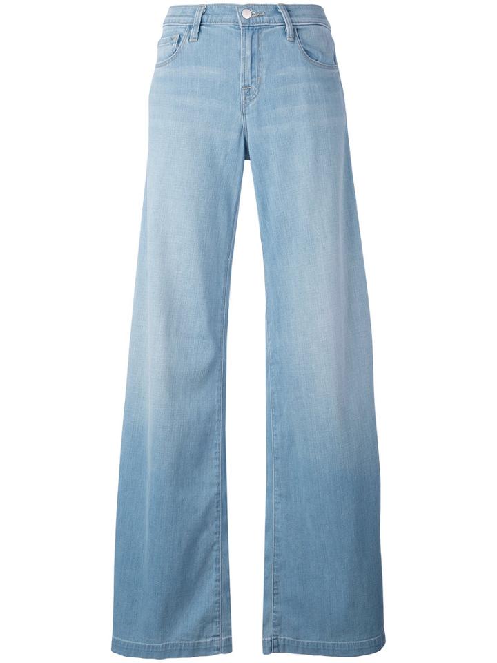 J Brand - Flared Jeans - Women - Cotton/polyurethane/rayon - 29, Blue, Cotton/polyurethane/rayon