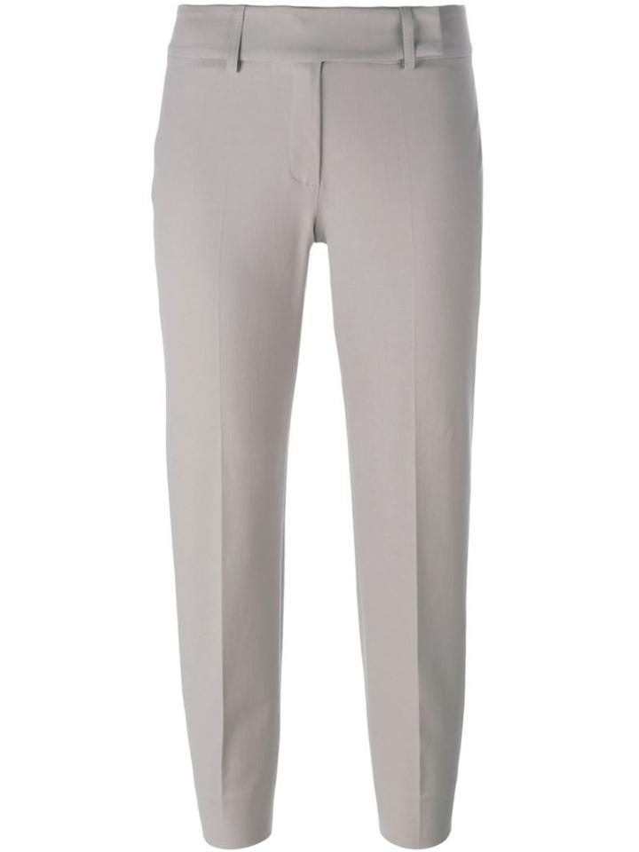 Piazza Sempione Cropped Trousers, Women's, Size: 38, Nude/neutrals, Cotton/spandex/elastane