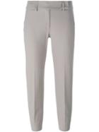 Piazza Sempione Cropped Trousers, Women's, Size: 38, Nude/neutrals, Cotton/spandex/elastane