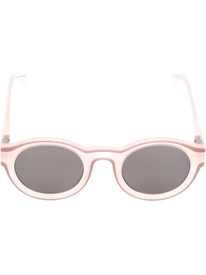 Mykita Mykita X Maison Margiela Round Sunglasses, Adult Unisex, Pink/purple, Acetate